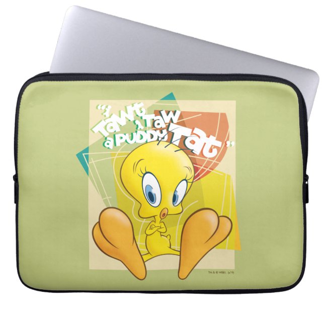 TWEETY™ "I Tawt I Taw A Puddy Tat" Laptop Sleeve (Voorkant)