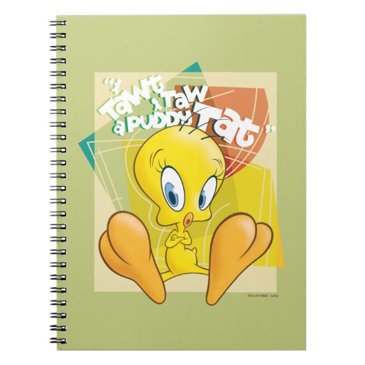 TWEETY™ "I Tawt I Taw A Puddy Tat" Notitieboek (Voorkant)