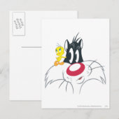 TWEETY™ in actie Pose 12 Briefkaart (Voorkant / Achterkant)