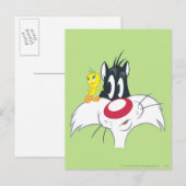 TWEETY™ in actie Pose 12 Briefkaart (Voorkant / Achterkant)