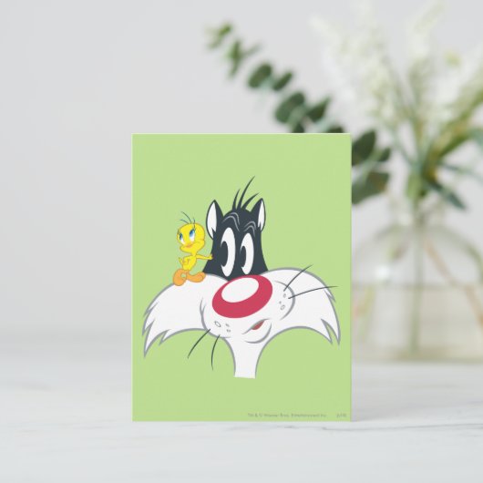 TWEETY™ in actie Pose 12 Briefkaart (Staand voorkant)