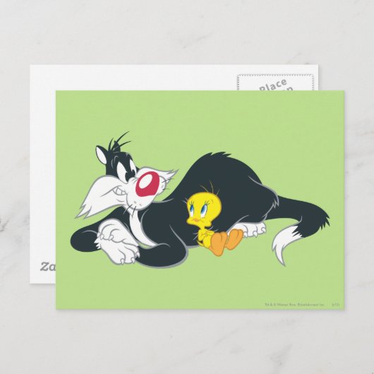 TWEETY™ in actie Pose 14 Briefkaart (Voorkant / Achterkant)