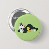 TWEETY™ in actie Pose 14 Ronde Button 5,7 Cm (Voorkant /achterkant)