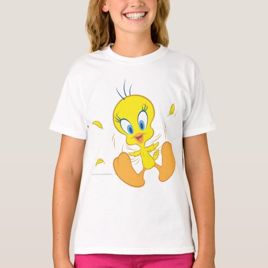 Tweety in actie pose 5 t-shirt (Voorkant)