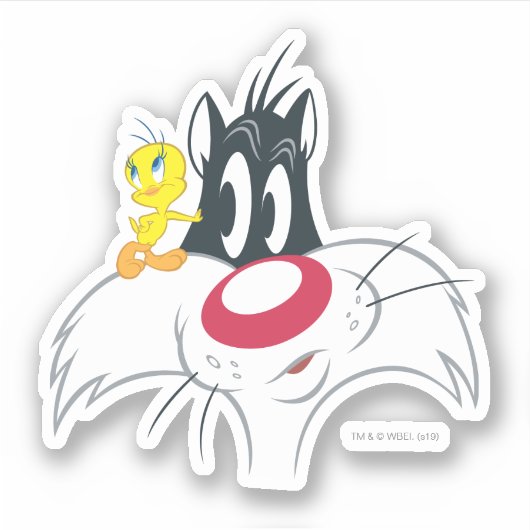 TWEETY™ in actie Pose Sticker (Voorkant)