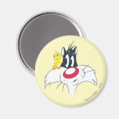 Tweety in Action Pose 12 Magneet (Voorkant / Achterkant)