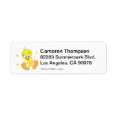 Tweety in Action Pose 5 Etiket (Voorkant)