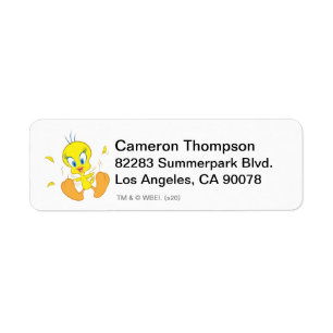 Tweety in Action Pose 5 Etiket