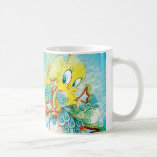 TWEETY™ in blauwe golf Koffiemok