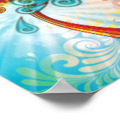 Tweety in Blue Wave Poster (Hoek)