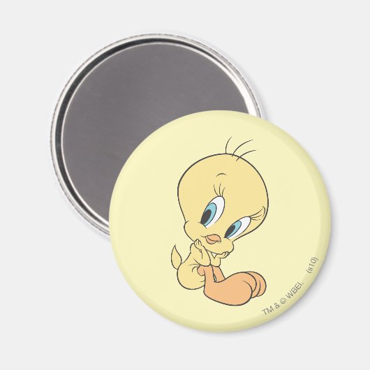 Tweety in Clouds Pose 9 Magneet (Voorkant / Achterkant)