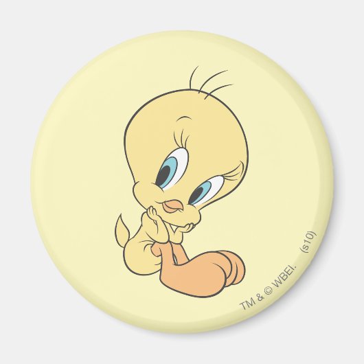 Tweety in Clouds Pose 9 Magneet (Voorkant)