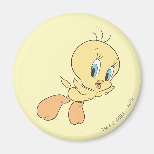TWEETY™ In De Wolken Pose 15 Magneet (Voorkant)