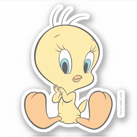 TWEETY™ in de wolken poseren Sticker (Voorkant)