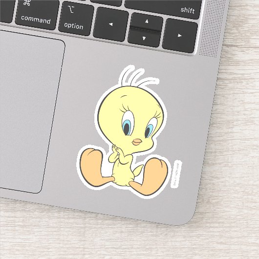TWEETY™ in de wolken poseren Sticker (Detail)