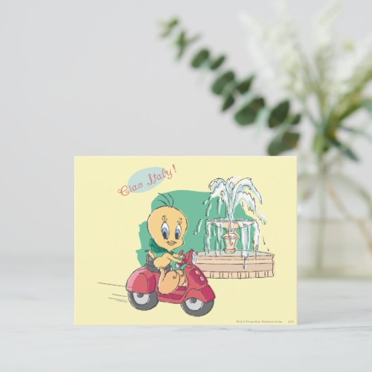 TWEETY™ Italië Briefkaart (Staand voorkant)