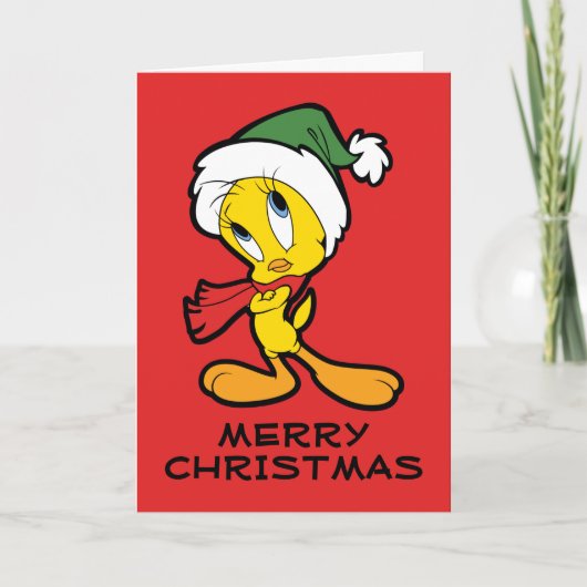 TWEETY™ kerstgedachten Feestdagen Kaart (Voorkant)