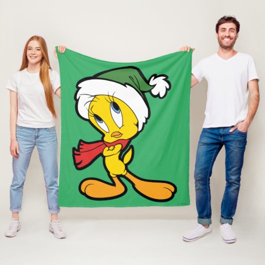 TWEETY™ kerstgedachten Fleece Deken (In situ)