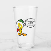 TWEETY™ kerstgedachten Glas (Voorkant)