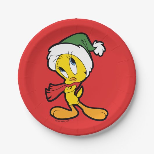 TWEETY™ kerstgedachten Papieren Bordje (Voorkant)