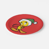 TWEETY™ kerstgedachten Papieren Bordje (Gekanteld)