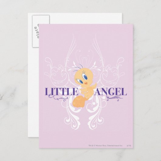 TWEETY™ "Kleine Engel" Briefkaart (Voorkant / Achterkant)