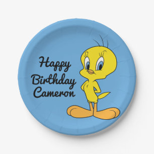 TWEETY™   Knappe Vogel Papieren Bordje