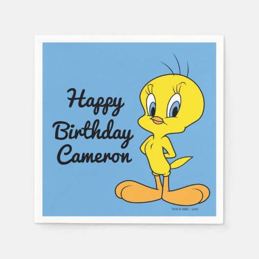 TWEETY™ | Knappe Vogel Servetten (Voorkant)