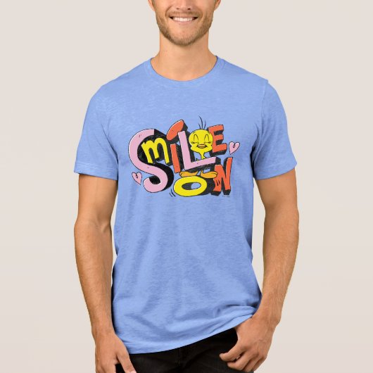 TWEETY™ Lach Maar Tri-Blend Shirt (Voorkant)