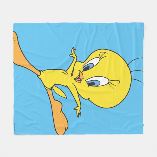 Tweety Landing Fleece Deken (Voorkant (Horizontaal))