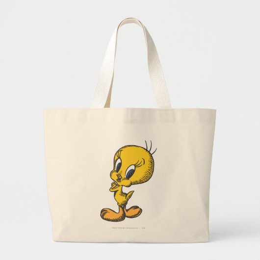 Tweety Leuk Grote Tote Bag (Voorkant)