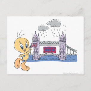TWEETY™ London Bridge Briefkaart
