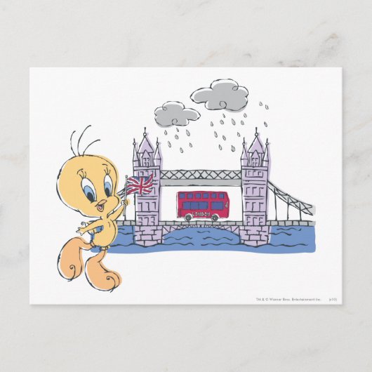 TWEETY™ London Bridge Briefkaart (Voorkant)