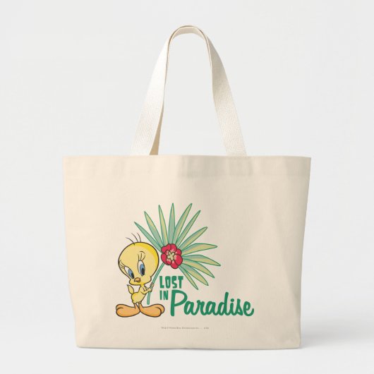 Tweety "Lost in Paradise" Grote Tote Bag (Voorkant)
