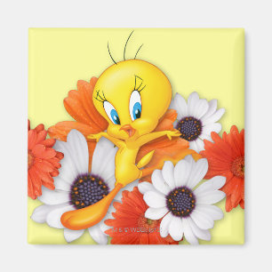 Tweety met Daisies Magneet