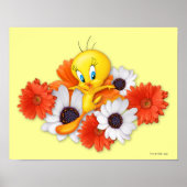 Tweety met Daisies Poster (Voorkant)