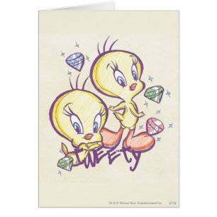 Tweety met edelstenen