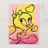 TWEETY™ met hart Briefkaart (Voorkant)