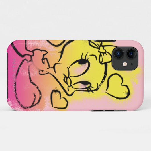 TWEETY™ met hart Case-Mate iPhone Case (Achterkant (horizontaal))