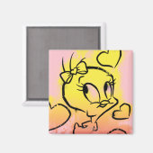 TWEETY™ met hart Magneet (Voorkant / Achterkant)