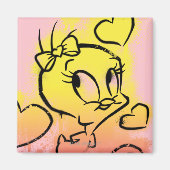 TWEETY™ met hart Magneet (Voorkant)