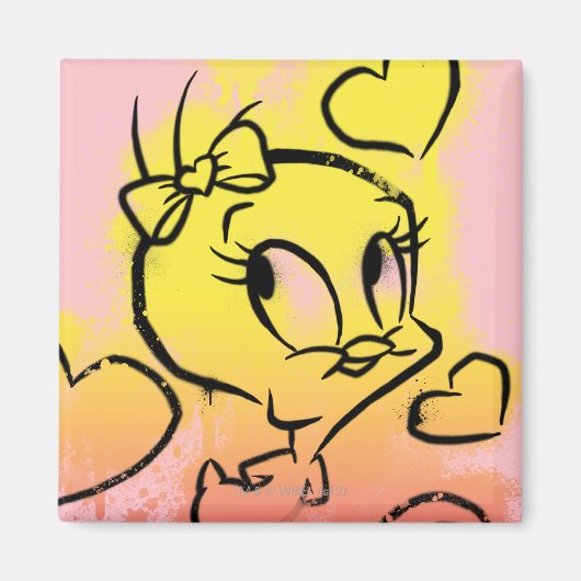 TWEETY™ met hart Magneet (Voorkant)