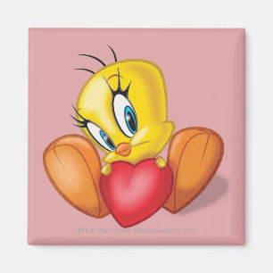 Tweety met hartje magneet