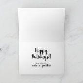 TWEETY™ met kerstlijst Feestdagen Kaart (Binnen)