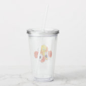 TWEETY™ met madeliefjes Acryl Drinkbeker (Achterkant)