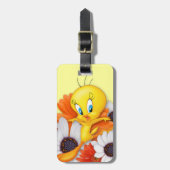 TWEETY™ met madeliefjes Bagagelabel (Voorkant verticaal)