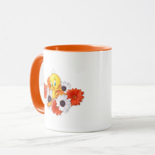 TWEETY™ met madeliefjes Mok (Voorkant links)