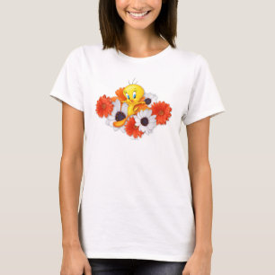 Tweety met madeliefjes t-shirt