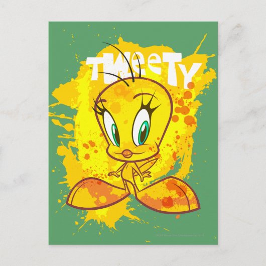 TWEETY™ met naam Briefkaart (Voorkant)