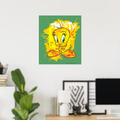 Tweety met naam poster (Thuiskantoor)